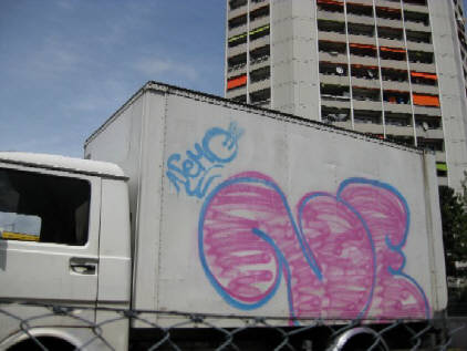 NEMO graffiti truck zurich switzerland