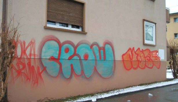 CROW graffiti zrich 